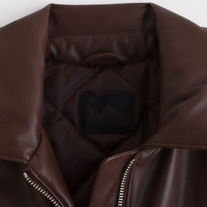 Wholesale Leather <b>Jacket</b> Custom Size Genuine Leather <b>Jacket</b> For Men Stand Collar Leather <b>Jacket</b> Genuine <b>Sheepskin</b> Bomber Leather - Product Image 3