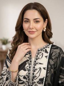 Traje Kurti Palazzo de Muselina Moderno con Bordado de Encaje y Dupatta de Georgette – Listo para Usar en el Día a Día - Product Image 2