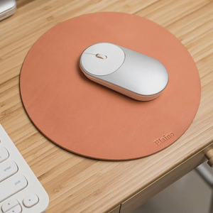 Tapis de souris en cuir élégant, tapis de bureau de haute qualité, finition des bords lisses, accessoires de bureau de luxe LMPD-0023J - Product Image 1
