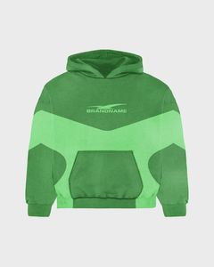 Multi Color Block Tracksuit <b>Set</b> | Oversized Hoodie & <b>Jogger</b> Pants | Brandname Graphic Streetwear <b>Matching</b> <b>Set</b> OEM Private Labels - Product Image 3