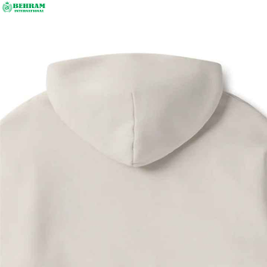 Sweat à capuche unisexe personnalisé avec logo, 100 % coton, éco-responsable, en molleton/éponge française, coupe classique, avec fermeture éclair ornée de strass - Hiver - Product Image 5