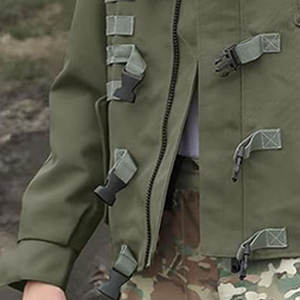 เสื้อแจ็คเก็ตผู้ชายแบบขายส่ง ปรับแต่งได้ ระบายอากาศได้ดี ไซส์ใหญ่ ปิดด้วยซิป เป็นมิตรกับสิ่งแวดล้อม คุณภาพสูง - Product Image 6