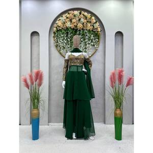 Ensemble de costume haut-plazzo pour femmes avec dupatta pour les occasions spéciales - Product Image 1