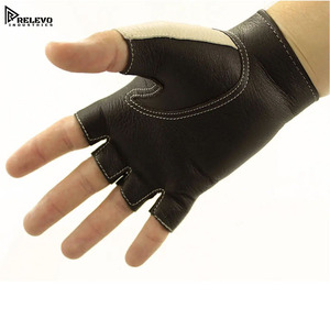 Nouveaux gants de moto sans doigts, protection motocross, respirants, séchage rapide, respectueux de la peau, couleur et logo personnalisables, unisexe, toutes saisons - Product Image 5