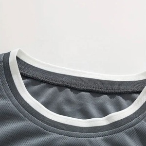 Ensemble de maillot de basket-ball sans manches gris unisexe, respirant, à séchage rapide, avec short à taille élastique, pour adultes, toutes saisons - Product Image 5