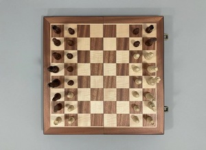 ILAHI's Eco-Friendly Rustic Polished Rectangle <b>Chess</b> <b>Board</b> Game 100% Handmade Pure Wood Animal/Love Style Customized Size <b>Chess</b> - Product Image 6