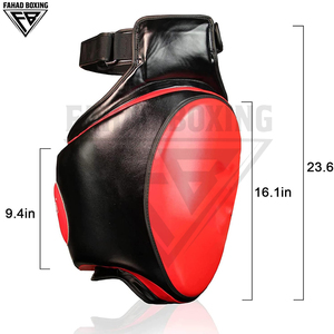 Protectores de Muslos con Logotipo Personalizado, Equipo de Protección para Kickboxing, Construcción de Cuero Duradero, Nuevo Protector de Boxeo Tailandés de Moda - Product Image 3
