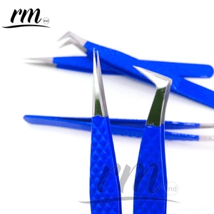 แหนบต่อขนตา RMI Royal Blue Professional รุ่น Diamond Grip ปลายแหลม ผลิตจากเหล็กกล้าคุณภาพสูง ใช้งานได้ยาวนาน - Product Image 2