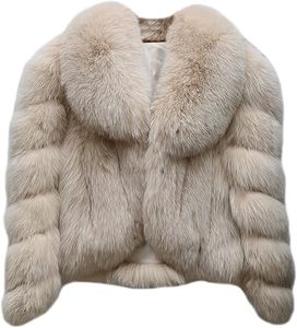 Manteau en fourrure de renard véritable fait main en Mongolie pour femme, style mode hiver, tailles personnalisées, vente en gros de manteaux en fourrure - Product Image 1
