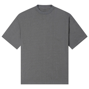 Camiseta de Hombre, Corte Regular, Color Sólido, Algodón Tejido, Logotipo Estampado en la Parte Delantera, Cuello Redondo, Manga Corta, Ligera, Casual, Largo Regular - Product Image 5
