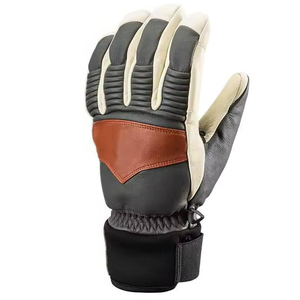 Direct Factory Supplier's Comfortable Waterproof <b>Ski</b> <b>Gloves</b> Pure Leather Windproof Thermal Insulation Winter Sports Snowboarding - Product Image 6