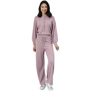 Chándales de Invierno 100% Algodón, Ropa Deportiva Urbana, Logotipo Personalizado Impreso, Transpirable, Antibacterial, Secado Rápido, Talla Grande XXL, Sudadera con Capucha para Mujer - Product Image 1