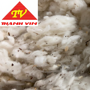ผ้าฝ้ายลิคเกอริน 100% แบบ B/Card Fly/Flat Strip Cotton Waste Raw Pattern ป้องกันแบคทีเรีย เป็นมิตรกับสิ่งแวดล้อม ขนาด 18-21 ซม. สำหรับการปั่นด้าย - Florence - Product Image 1