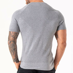 Camiseta Deportiva de Compresión Personalizada, Corte Ajustado, 100% Algodón, Ajuste Musculoso, Alta Calidad, para Entrenamiento, Gimnasio, Ropa Deportiva para Hombre - Product Image 3