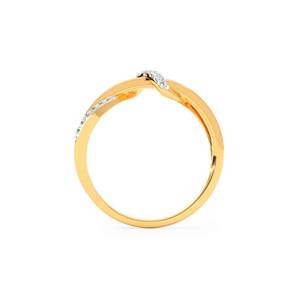 Anillo de Diamantes Cultivados en Laboratorio con Diseño Entrecruzado - Product Image 1