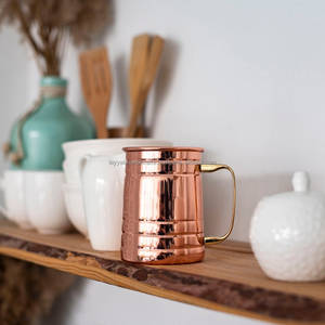 Tasse en cuivre pur de qualité supérieure Style moderne Boissons Matériau en acier inoxydable Faible - Product Image 5