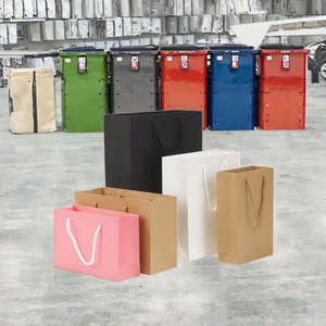 Sacs en papier personnalisés avec logo et poignées – Emballage imprimé sur mesure pour petites entreprises, cadeaux de mariage et fêtes - Product Image 3