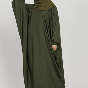 Hot Selling Vintage Silk Muslim Women <b>Dress</b> Prayer Garment Breathable Women Abayas <b>Long</b> Full Cover Spring Autumn Four Season - Product Image 1