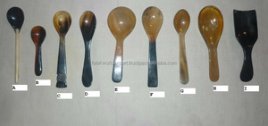 Cucharas para servir de cuerno de búfalo hechas a mano de la mejor calidad, cubiertos de diseño tallado para vajilla de Falak World Export - Product Image 5