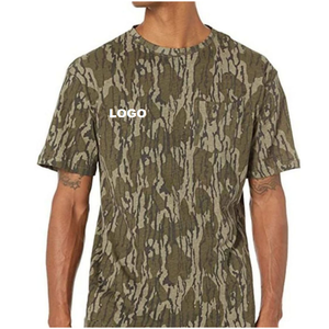 เสื้อยืดแขนสั้นพิมพ์ลายพรางสำหรับผู้ชาย ทรงปกติ คอกลม สวมใส่สบาย มีโลโก้ด้านหลัง - Product Image 6
