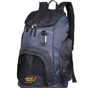 Sac à dos sportif antivol élégant tout noir, grande capacité, compartiment principal, bretelles ergonomiques, fermeture éclair - Product Image 4