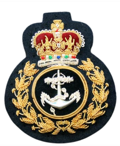 Handmade Embroidered Custom Made Bullion Wire Royal Crown Patches 3D Embroidery Golden <b>Silver</b> Canvas Fashion Badges/patches - Product Image 2