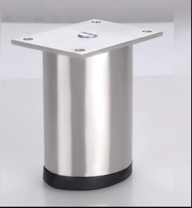 Wholesale Factory Direct Stainless Steel Furniture Legs Modern Heavy Duty Kitchen Outdoor Use Adjustable Height Support Feet - Product Image 3