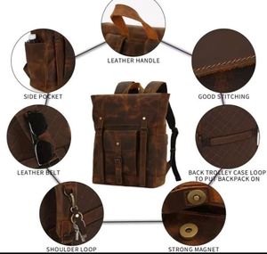 Sac à dos en cuir pour femme, design élégant, imperméable, haute qualité, meilleur prix, sac à dos en cuir de qualité supérieure. - Product Image 5