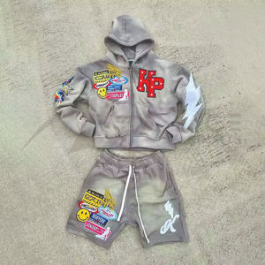 Superb Innovative <b>Short</b> Set Oversized Comfortable <b>Men</b> Sets Two Piece Custom Hoodie And <b>Short</b> Set For <b>Men</b> Made Pakistan - Product Image 5