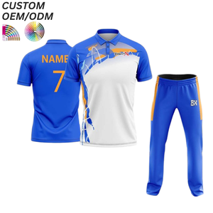 Camiseta Deportiva de Cricket con Logotipo Personalizado, Uniforme de Equipo 100% Poliéster, Secado Rápido, Soporte OEM ODM para Suministro de Ropa al Por Mayor - Product Image 5