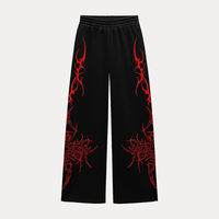 Pantalones Baggy de Nueva Llegada para Hombre y Mujer, Estilo Urbano con Estampado Splash Ink, Joggers Acampanados, Pantalones Rectos Holgados Unisex