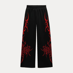 New Arrival Baggy Pant Men And <b>Women</b> High Street Splash Ink Flared Jogger Men's And <b>Women's</b> Loose Floor Straight <b>Trousers</b> Unisex - Product Image 1