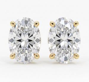 Eco Friendly Moissanite Diamond <b>Stud</b> <b>Earrings</b> in 925 Sterling <b>Silver</b> <b>for</b> <b>Women</b> Gift Round Brilliant Cut Luxury Jewelry - Product Image 2