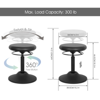 Chaise de bureau ergonomique Rotation à 360 degrés tabourets de bar