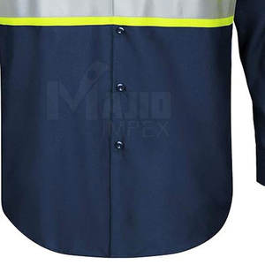 Camisa de Trabajo para Hombre, Manga Larga, con Botones, Uniforme Profesional Duradero, Camisa de Trabajo Resistente para Hombre - Product Image 4