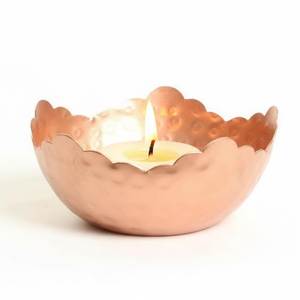 Home Accent Lighting Decorative Brass <b>Oil</b> Diya Copper Prayer Deepak Pooja <b>Lamp</b> Temple Festival Table Ornament - Product Image 2