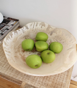 Frutero Decorativo de Resina Pulida, Diseño Clásico Ecológico, Alta Calidad, Hecho a Mano, para Servir Ensaladas, Uso en Campamentos, Jannat - Product Image 5