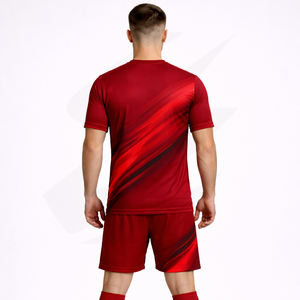 Uniforme de Fútbol Personalizado para Equipos, Camiseta de Fútbol de Malla de Poliéster, Sublimación por Transferencia de Calor, MOQ Bajo, Fábrica OEM - Product Image 6