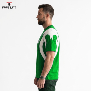 Streetwear Custom Men's T-Shirts 100% Cotton Heavy <b>Weight</b> Silk Screen Printed Loose Fit Breathable Hot Sale - Product Image 3