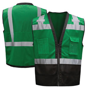 Chaleco de Seguridad de Alta Visibilidad para Trabajo en Carreteras al Aire Libre, Ropa de Trabajo para Hombre, Malla con Logotipo Personalizado, Reflectante, Impermeable, Transpirable - Product Image 6
