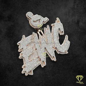 Collier pendentif cheval Bling Hip Hop Iced Out, bijoux personnalisés tête de cheval pour hommes, style rappeur streetwear - Product Image 1