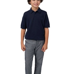 Novedad de verano, polos de manga corta y pantalones cortos informales para niños y trajes deportivos para niños, ropa de bebé con patrón sólido de BD - Product Image 1