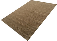 Ensembles de tapis AISHA FABS Curve Model modernes texturés, tissés à la main, antidérapants, réversibles, en jute, à tissage plat, pour usage domestique et commercial