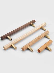 Magnifique contraste entre la laiton et le bois foncé. Poignée de meuble fonctionnelle et décorative. Amélioration parfaite pour les meubles anciens. - Product Image 4
