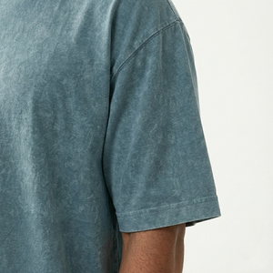 Camiseta de algodón de alta calidad, estilo nuevo, teñida lisa, con lavado ácido, de gran venta, a precio económico, fabricada en Pakistán. - Product Image 3