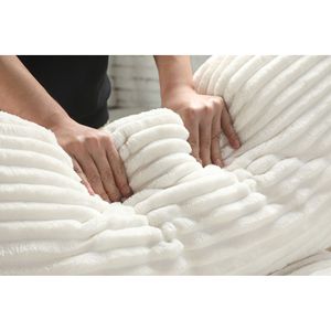 โซฟาห้องนั่งเล่นแสนสบายพร้อมหมอนอิง 2 ใบ และโซฟาแบบมีที่วางเท้า - Product Image 5