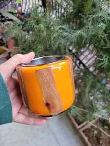 Brûleur d'encens en bois d'acacia époxy, brûleur de Bakhoor, écologique, cadeau religieux pour l'Aïd et le Ramadan, vente chaude - Product Image 3