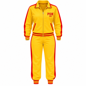 Conjunto Deportivo de Poliéster para Mujer PDK, Ropa Deportiva Moderna con Chaqueta de Manga Larga y Pantalones Cómodos para Correr - Product Image 3