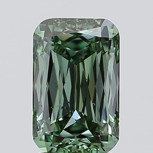 2.58ct <b>Cushion</b> Cut Lab Grown Diamond Fancy Vivid Green SI1 IGI Certified CVD Loose Diamond Wholesale for Jewelry Making - Product Image 1