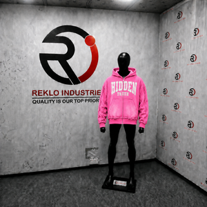 Sudadera con capucha rosa con cremallera CASUAL HIDDEN TRUTH para hombre, corte holgado, forro polar oversize, ropa casual de otoño, moda urbana oversize - Product Image 3